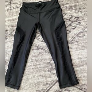 90 Degree By Reflex Jet Black Leggings